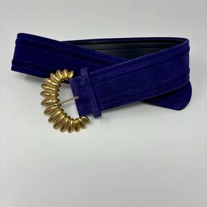 Carlisle Vintage Suede Leather Buckle Belt
